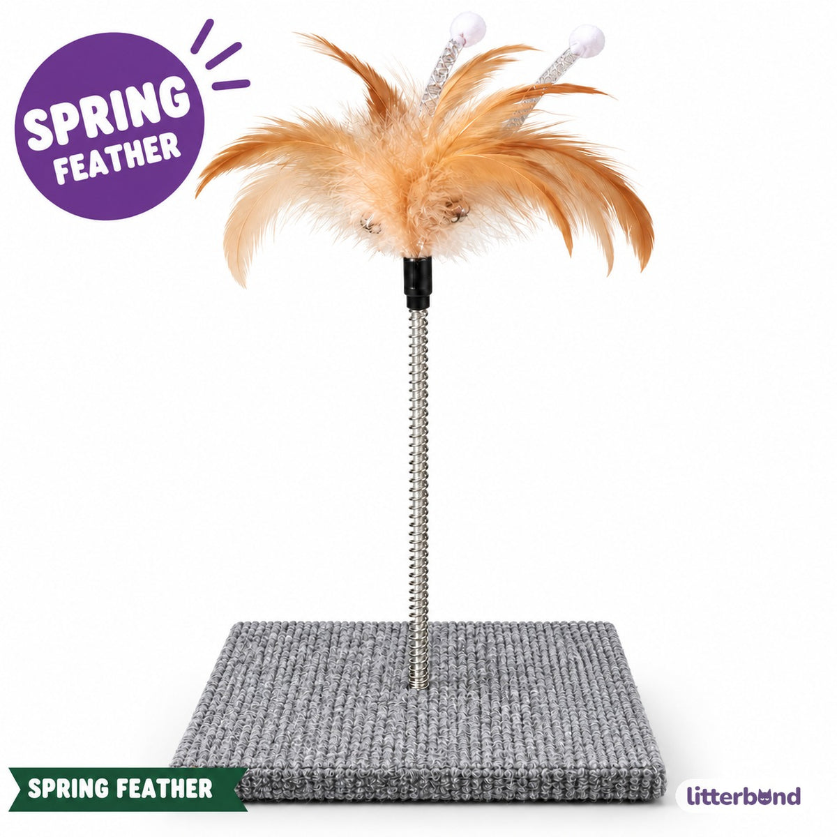 Spring Feather Scratcher
