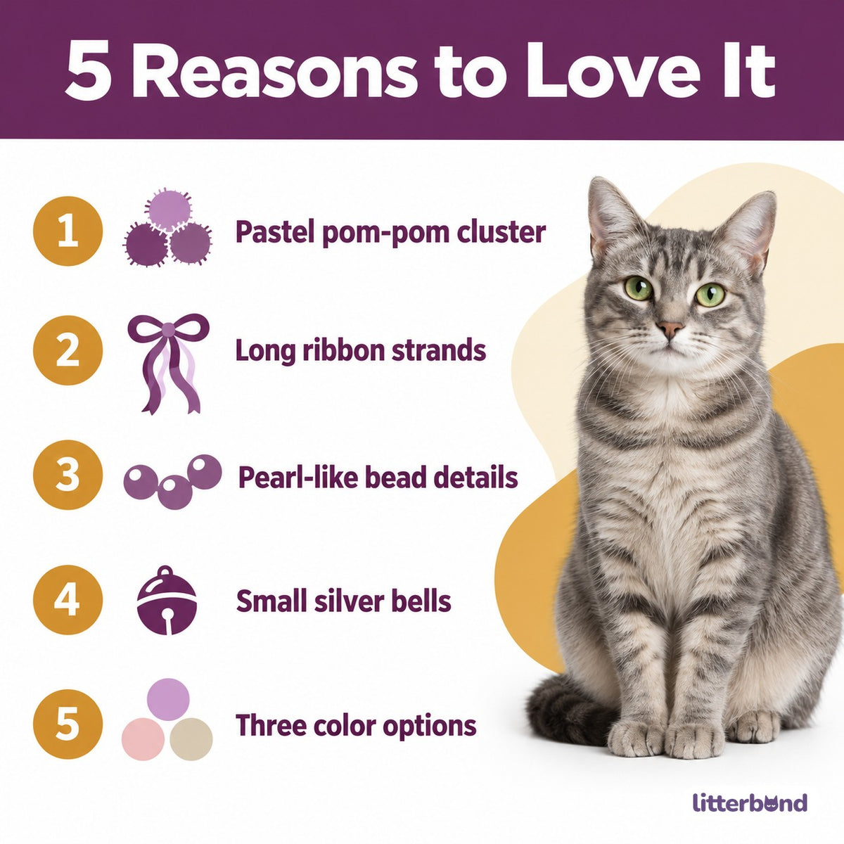 Pastel Pom-Pom Teaser Wand for Chasing - 5 reasons to love it