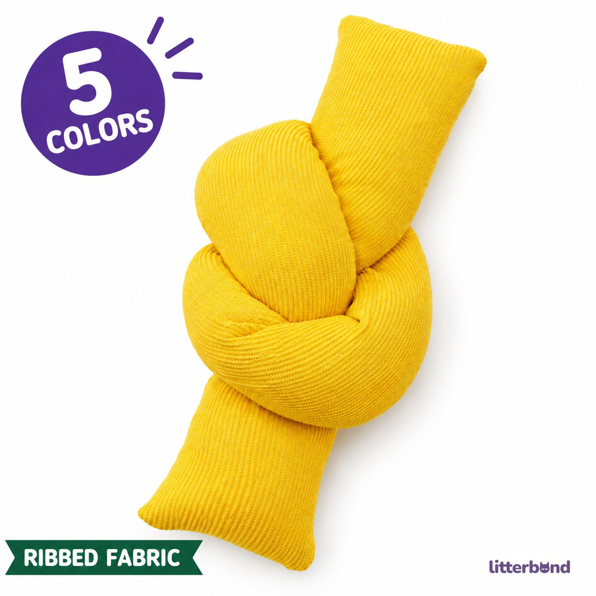 Knotted Crinkle Kicker Pillow