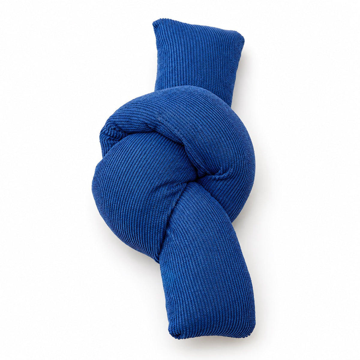 Knotted Crinkle Kicker Pillow - Quiet Blue