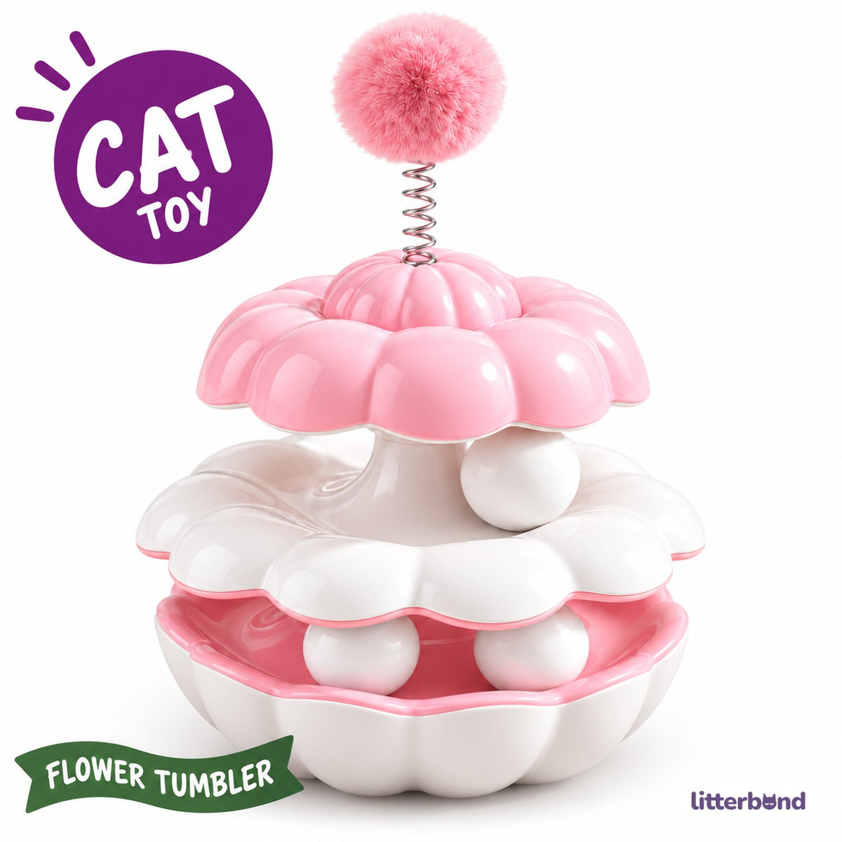 Flower Tumbler Toy for Batting