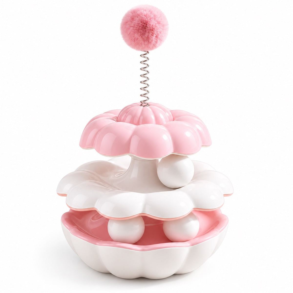 Flower Tumbler Toy for Batting - Pink Flower