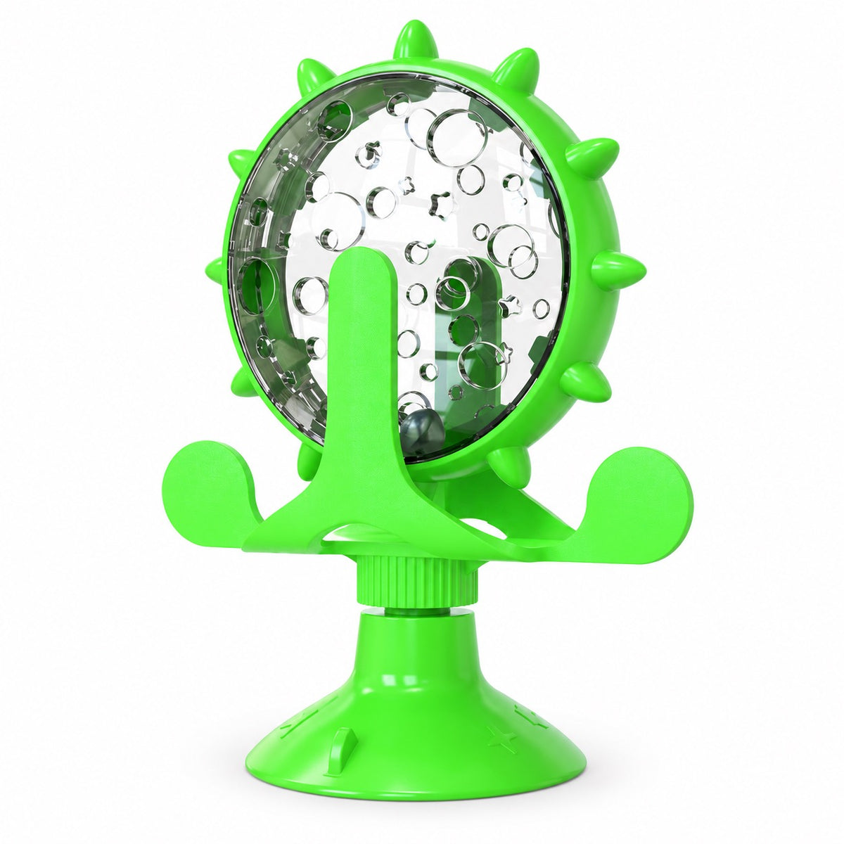 Rotating Treat Wheel for Batting - Green