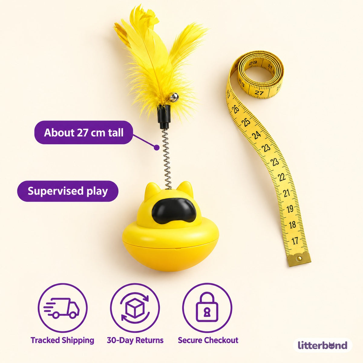 Feather Wobble Tumbler for Batting - size and details