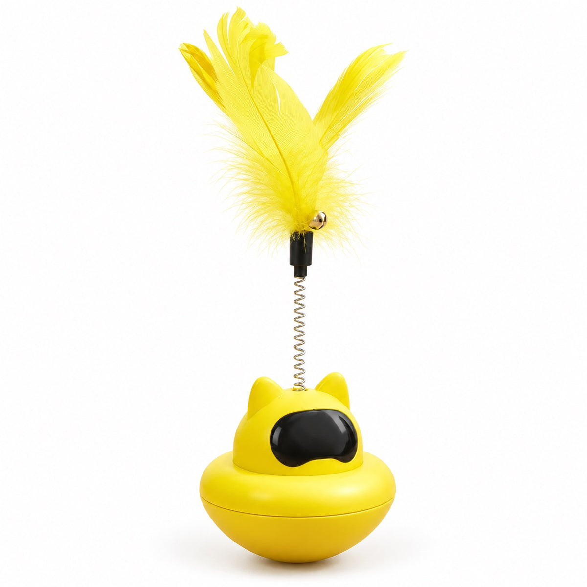 Feather Wobble Tumbler for Batting - Yellow