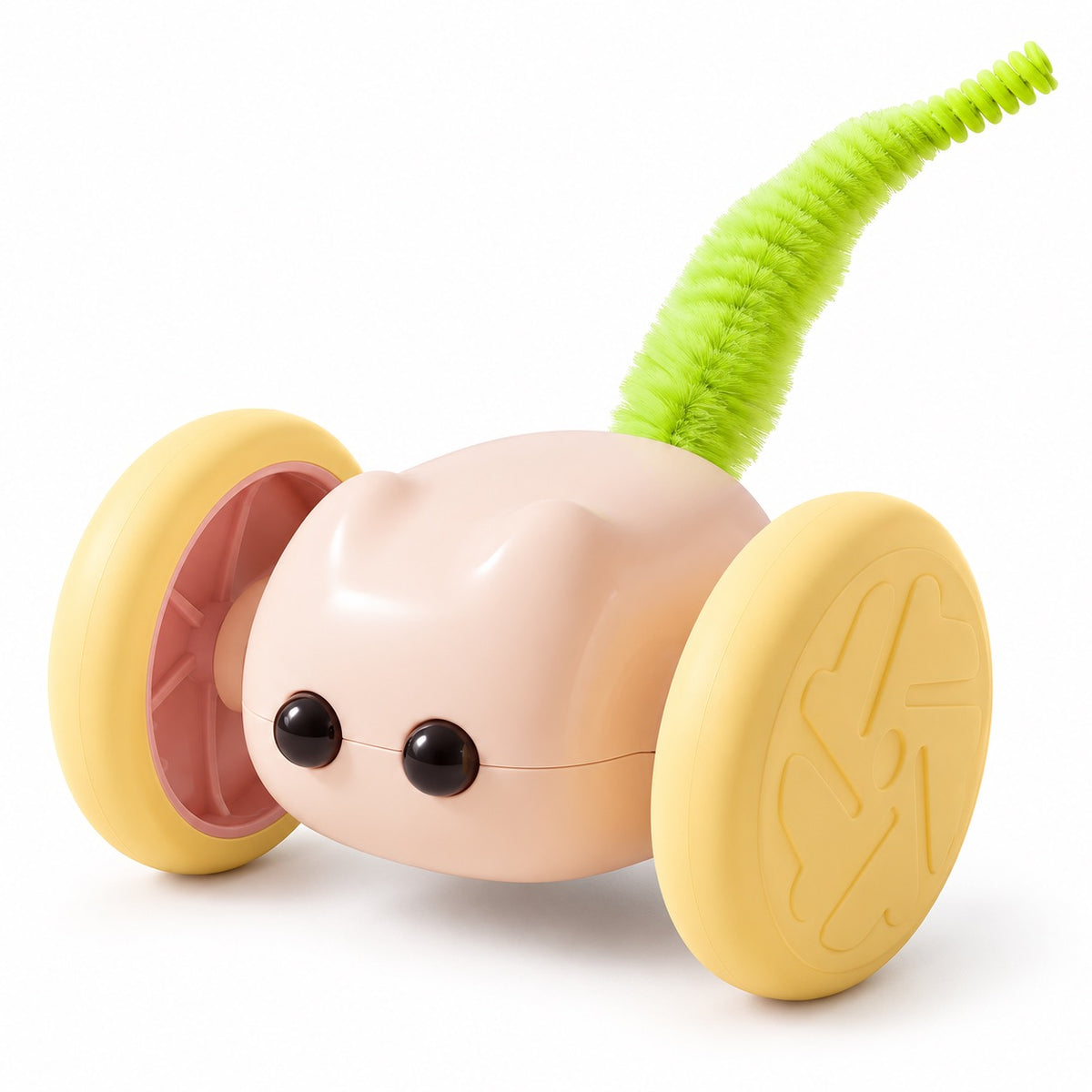 Wheeled Critter Toys for Chasing - Blush Roller