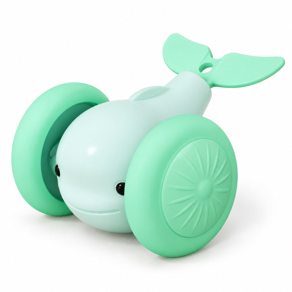 Wheeled Critter Toys for Chasing - Mint Whale