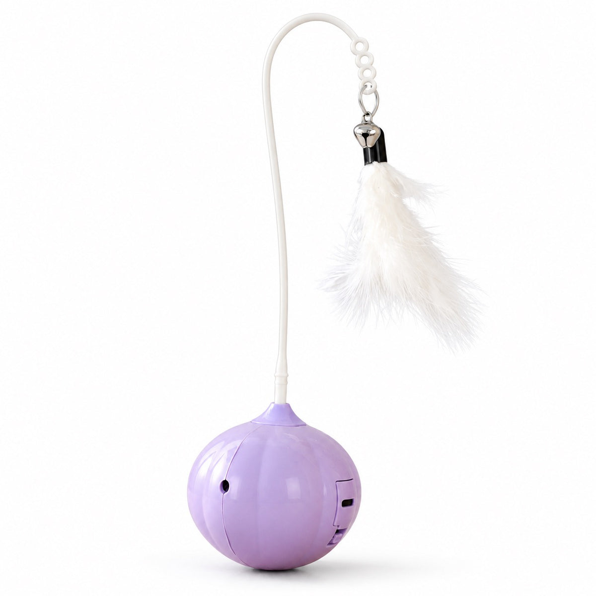 Wobble Feather Toy for Batting - Lilac Onion