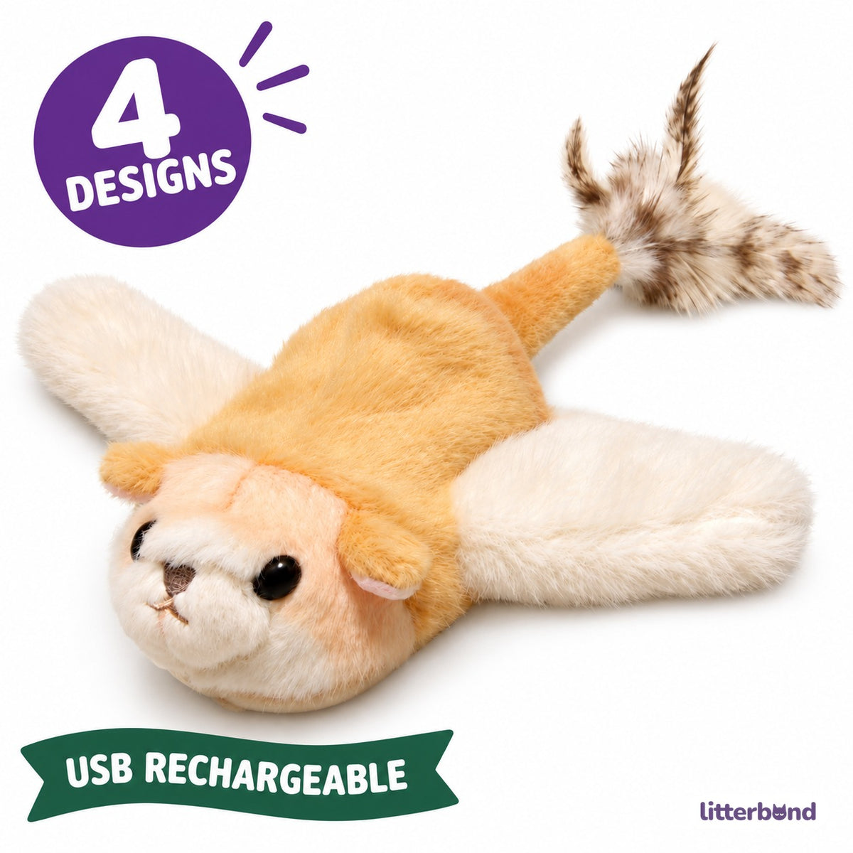 Flying Squirrel Toy for Pouncing