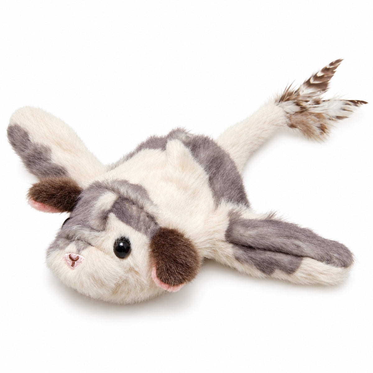 Flying Squirrel Toy for Pouncing - Gray Patch
