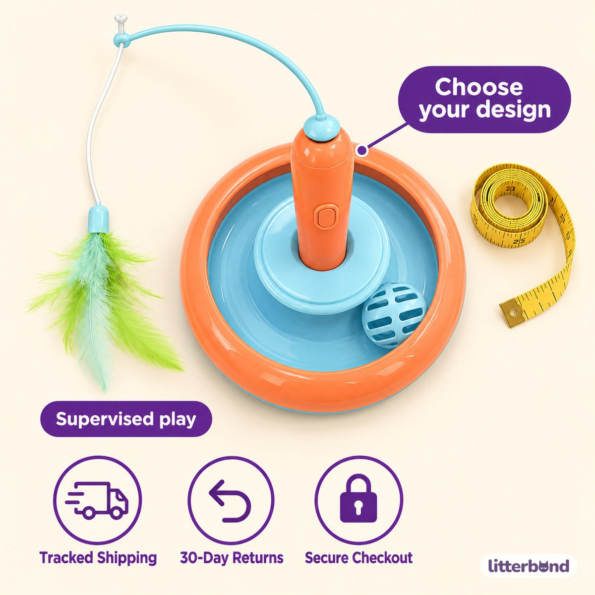 Carrot & Saucer Toys for Batting - size and details