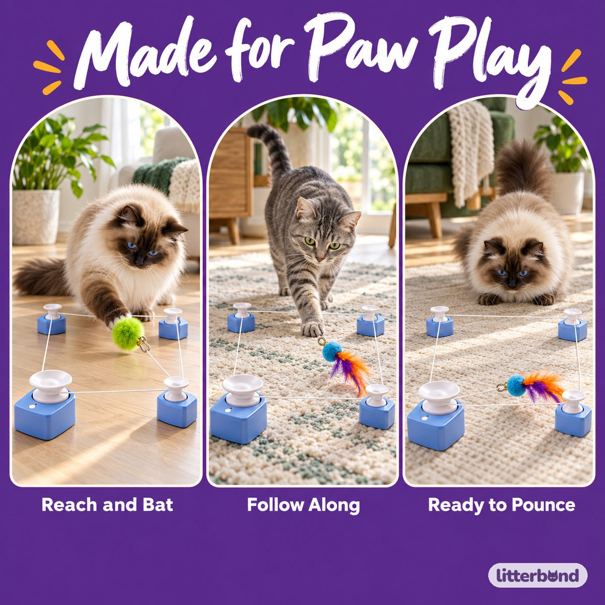 Electric Cord-Track Toy for Chasing - playtime at home