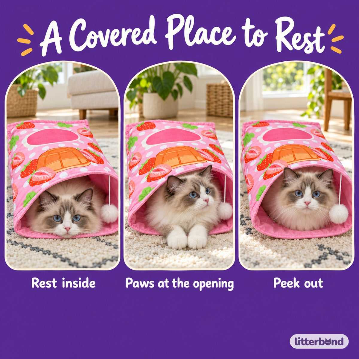 Snack Crinkle Bag for Hiding - playtime at home