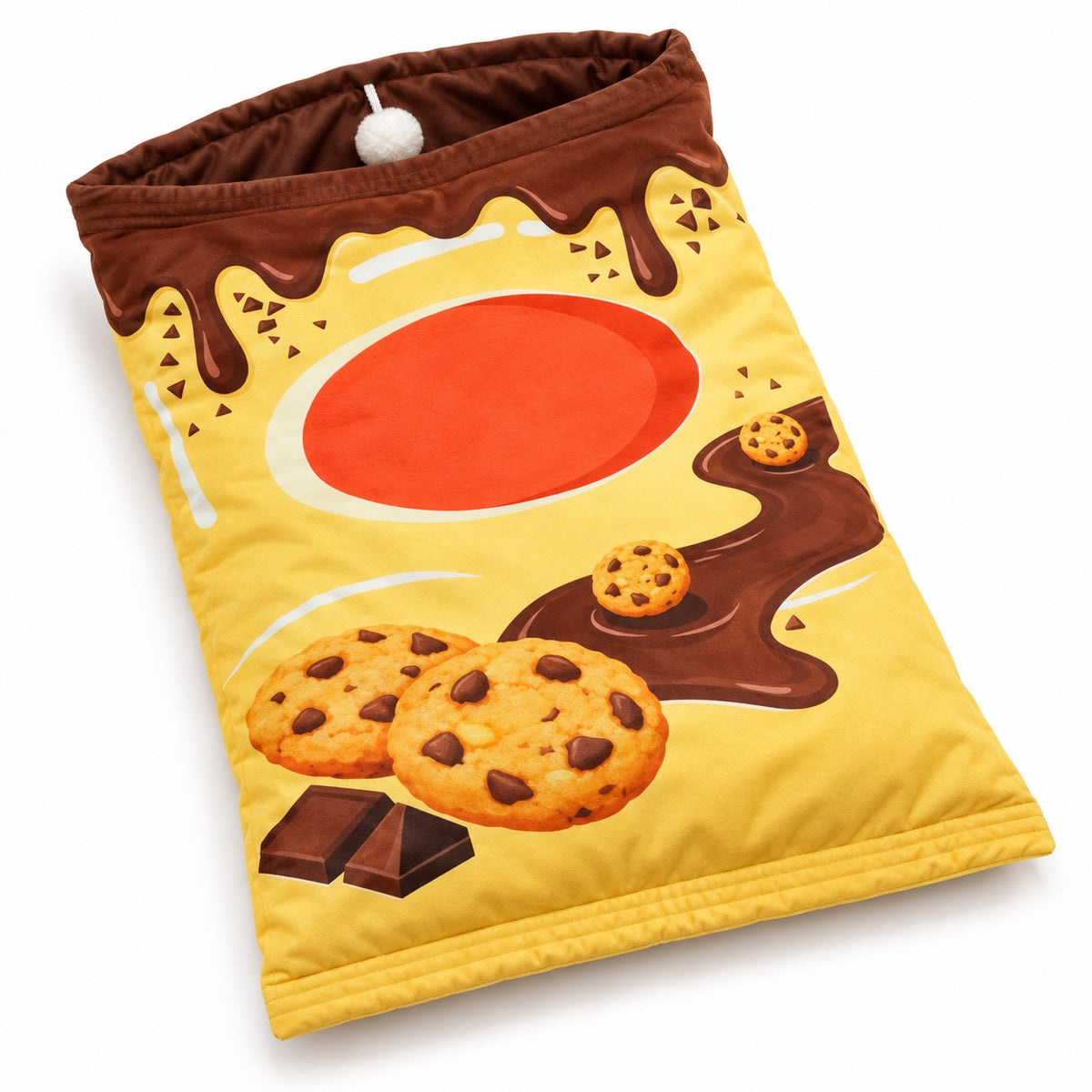 Snack Crinkle Bag for Hiding - Brown Biscuit