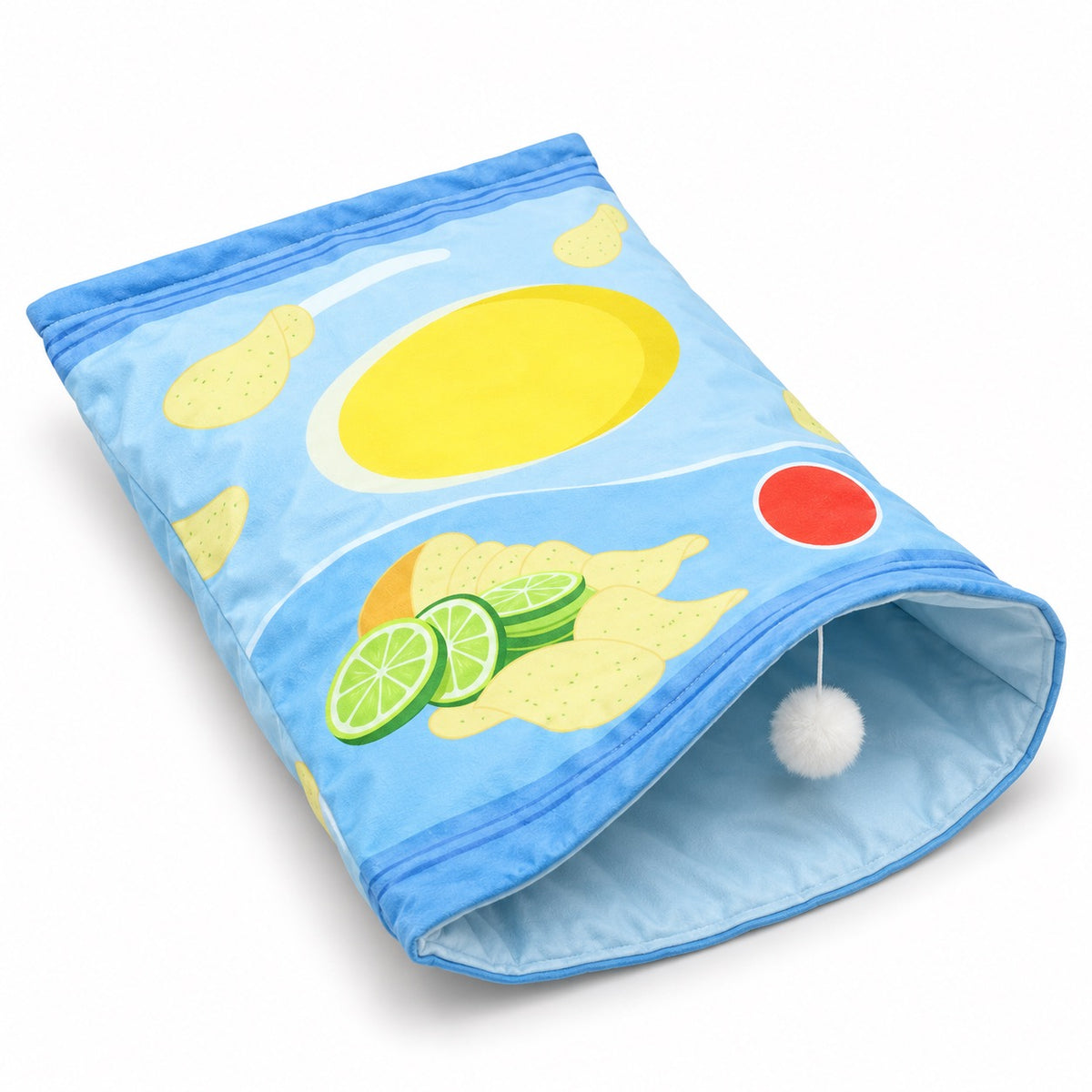 Snack Crinkle Bag for Hiding - Blue Citrus