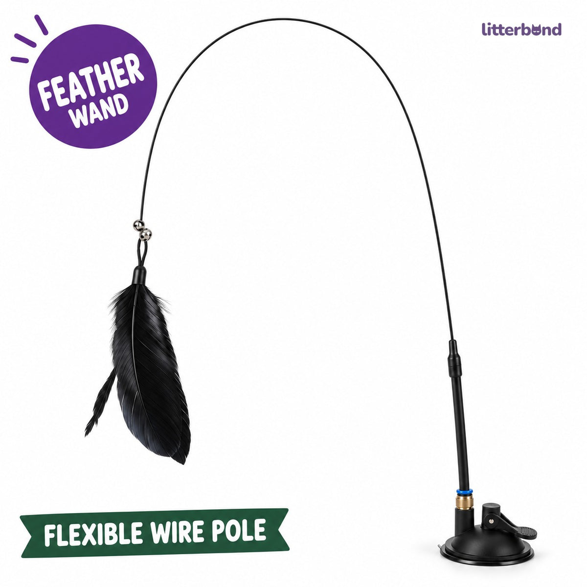 Suction Feather Wand for Batting