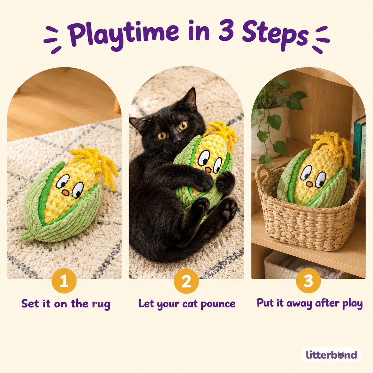 Bobble Corn Cob Hugger - how to play