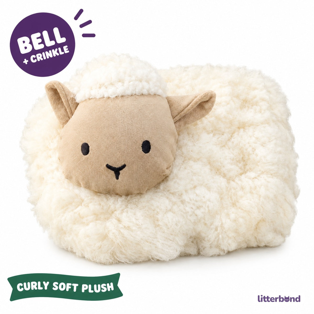 Curly Fleece Lamb Toy