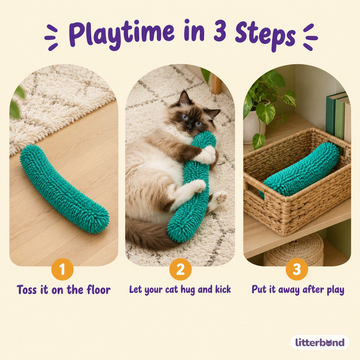 Noodle Loop Caterpillars - how to play