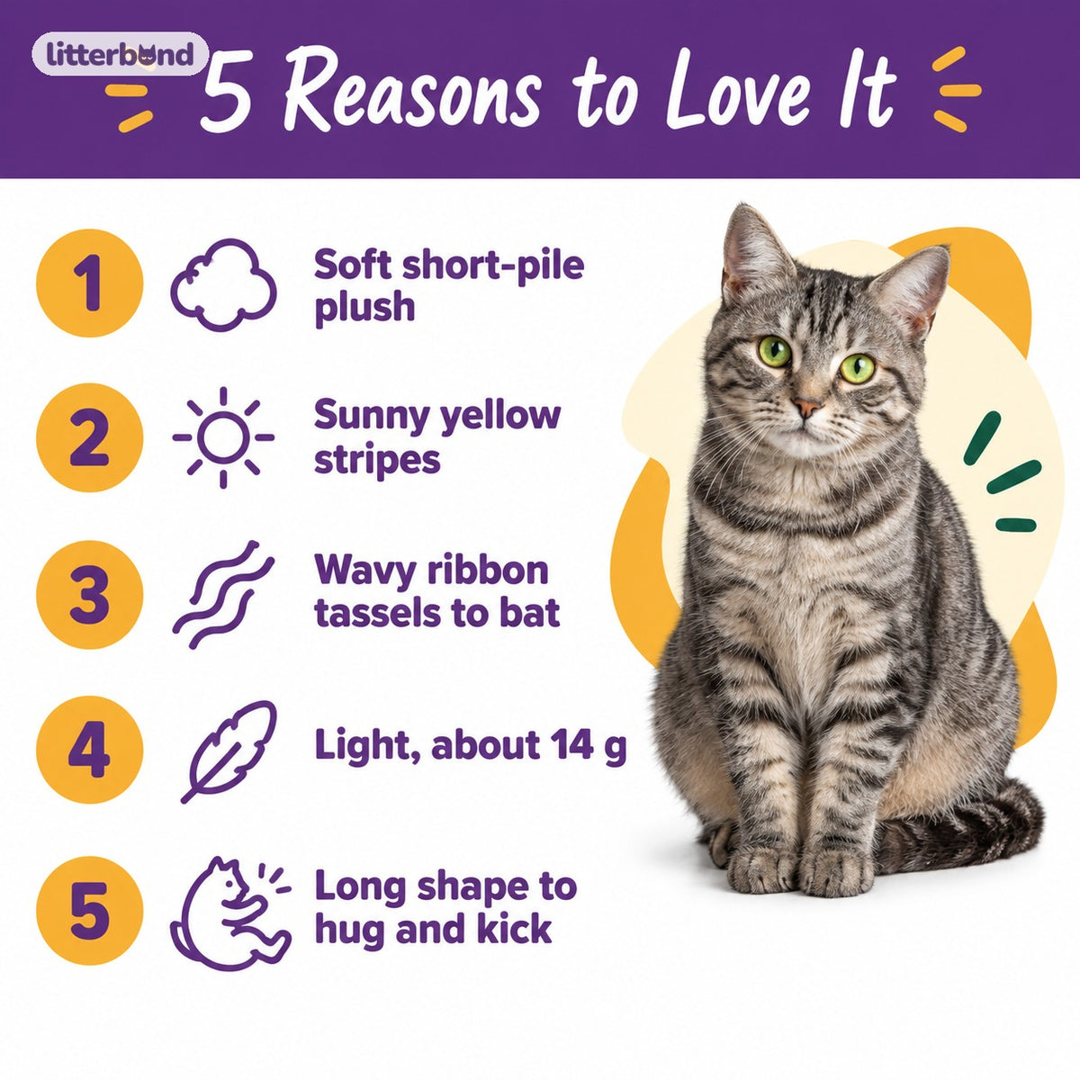 Sunny Stripe Ribbon Pillow - 5 reasons to love it