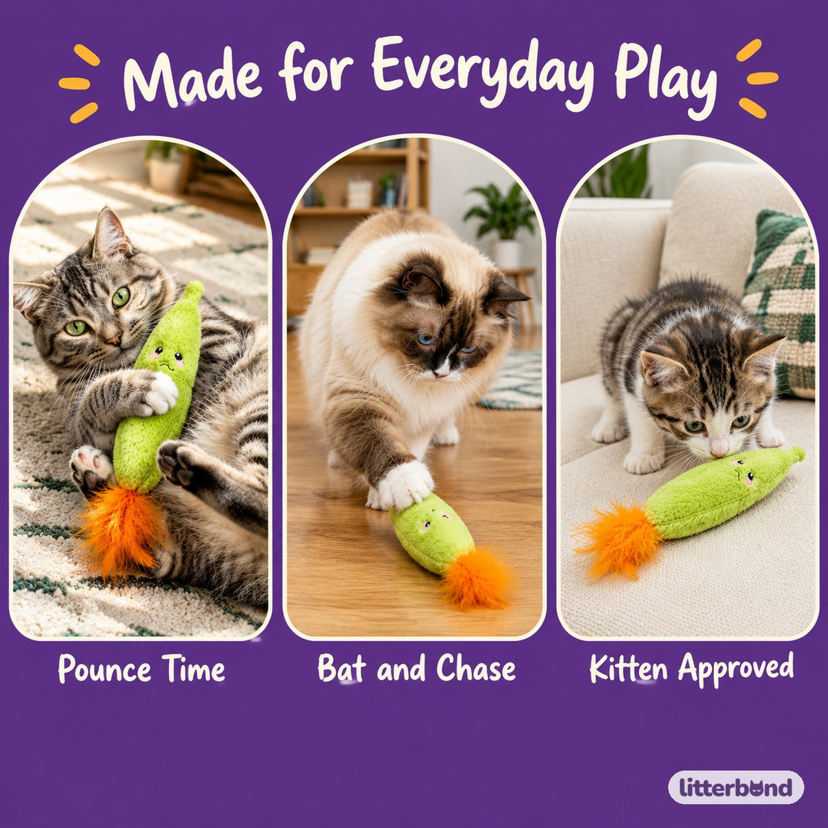 Lime Gourd Kicker Plush - playtime at home
