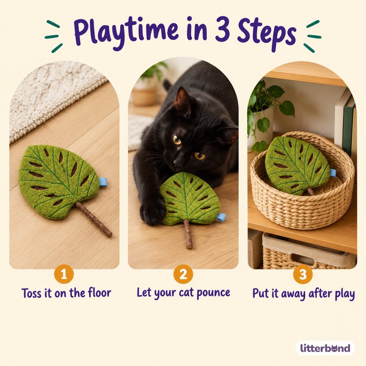 Terry Leaf with Wood Stem - how to play