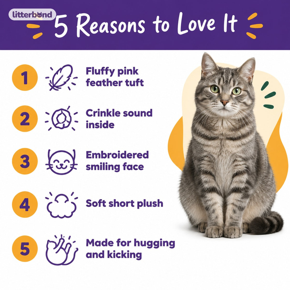 Triple Scoop Feather Cone - 5 reasons to love it
