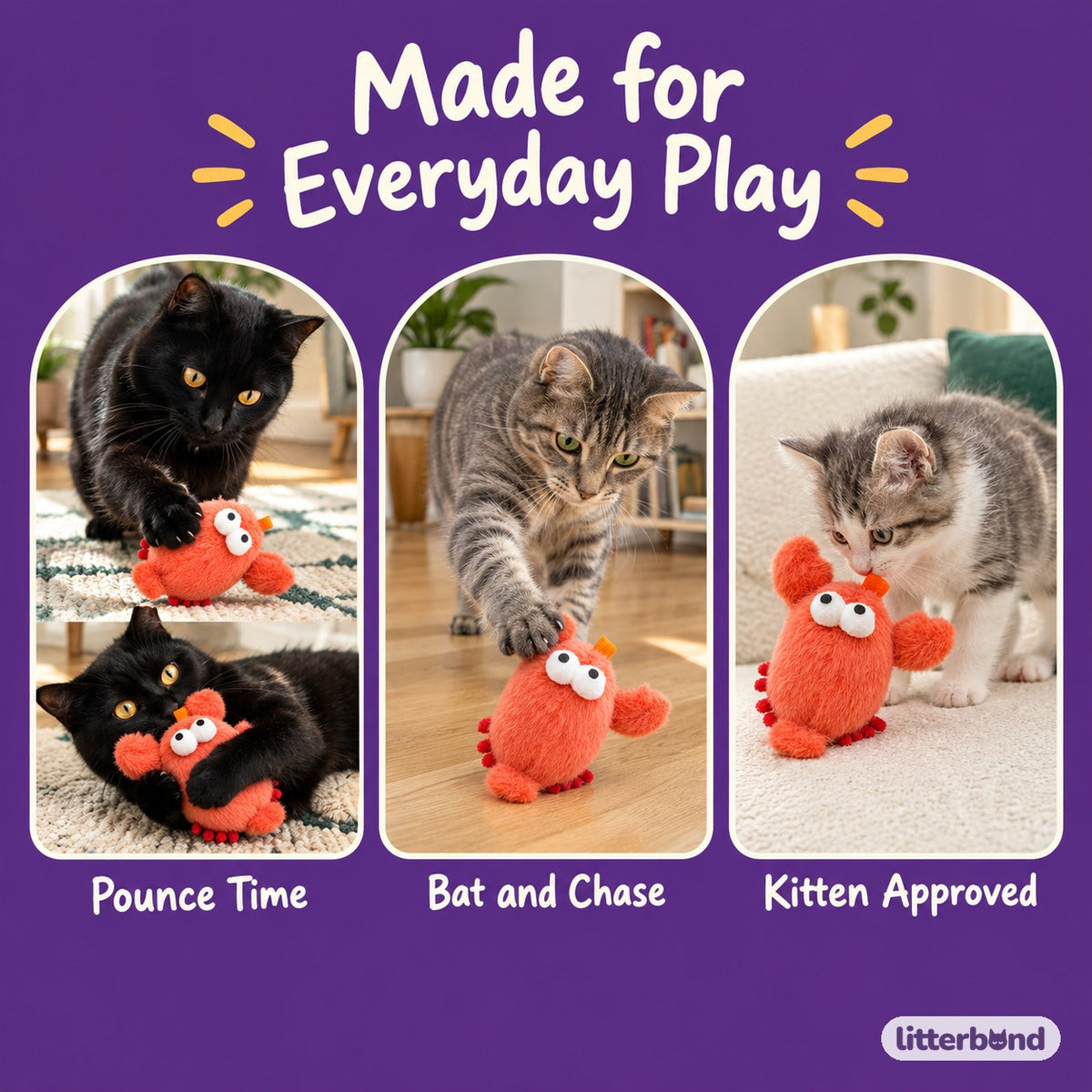 Pocket Crab & Lobster Pals - playtime at home
