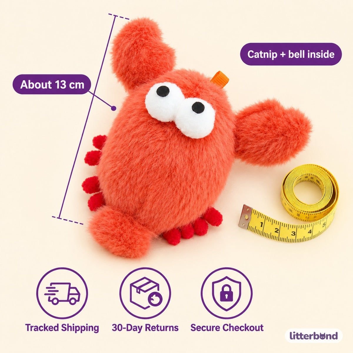 Pocket Crab & Lobster Pals - size and details