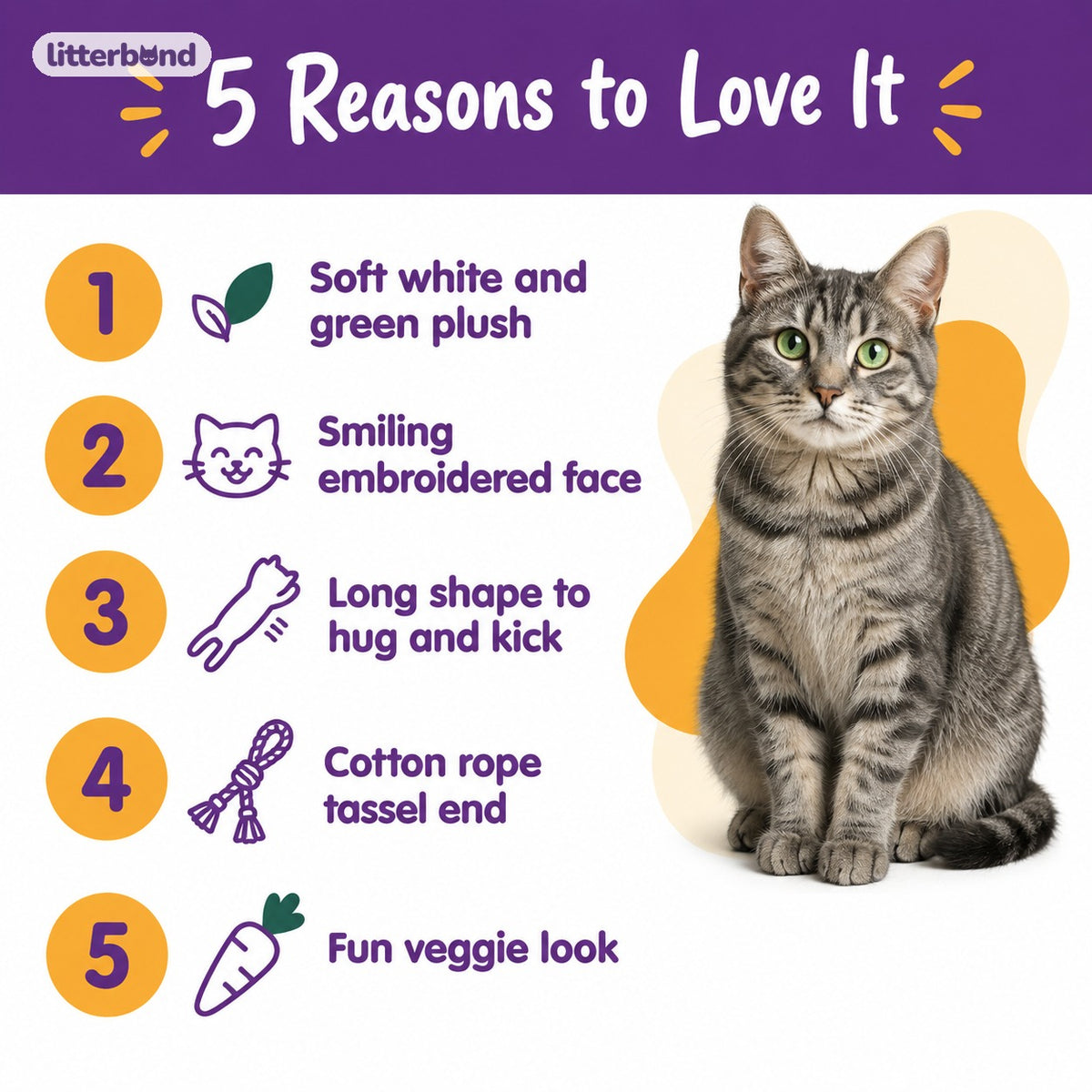 Scallion Plush Kicker - 5 reasons to love it