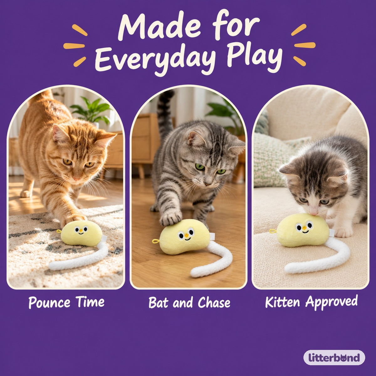 Long-Tail Bean Plushies - playtime at home