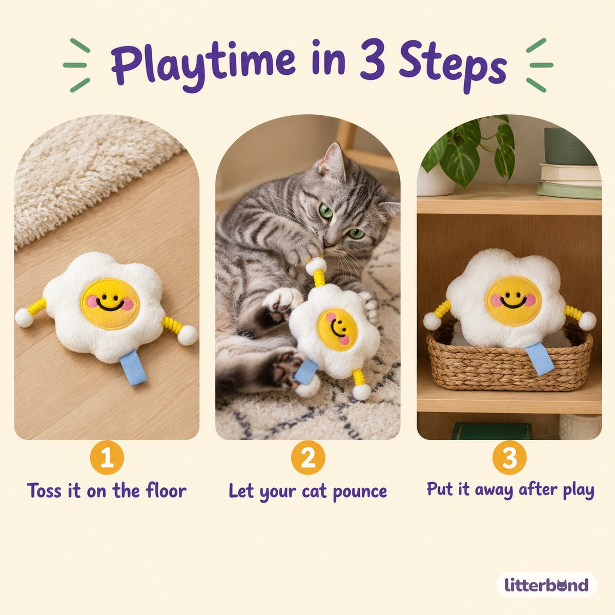 Stretchy-Arm Egg Plush - how to play