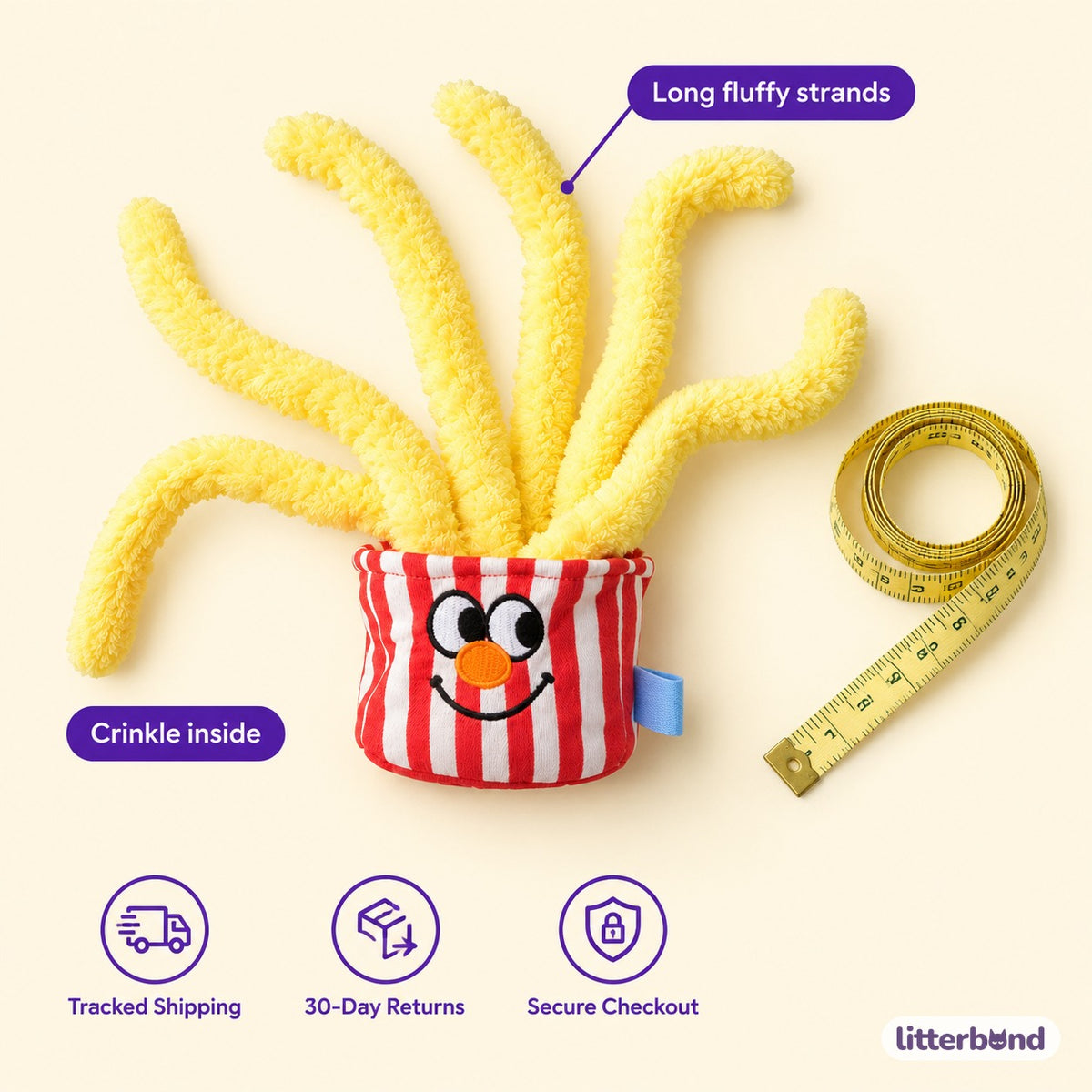 Long-Strand Fries Kicker - size and details
