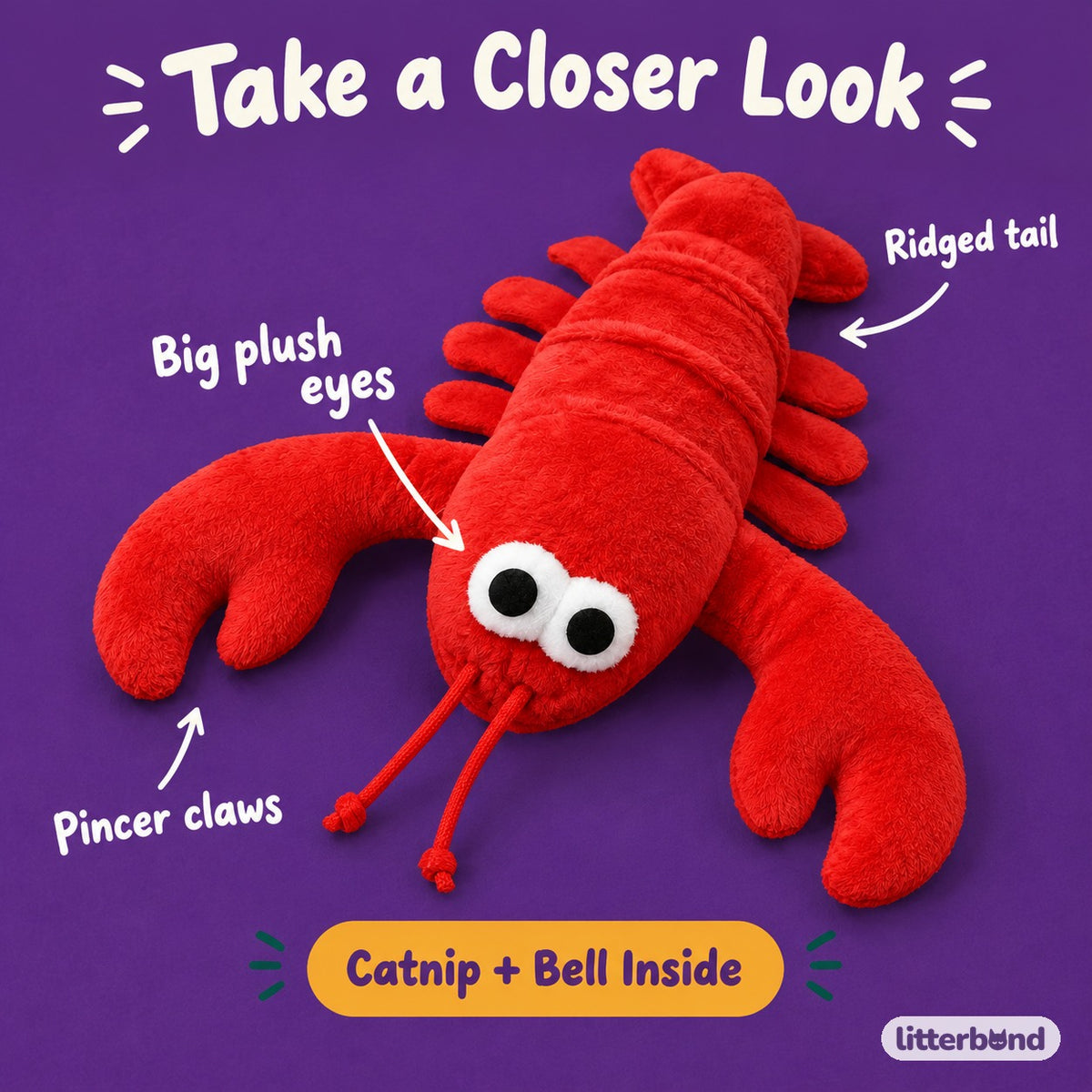 Red Claw Lobster Kicker - close-up details