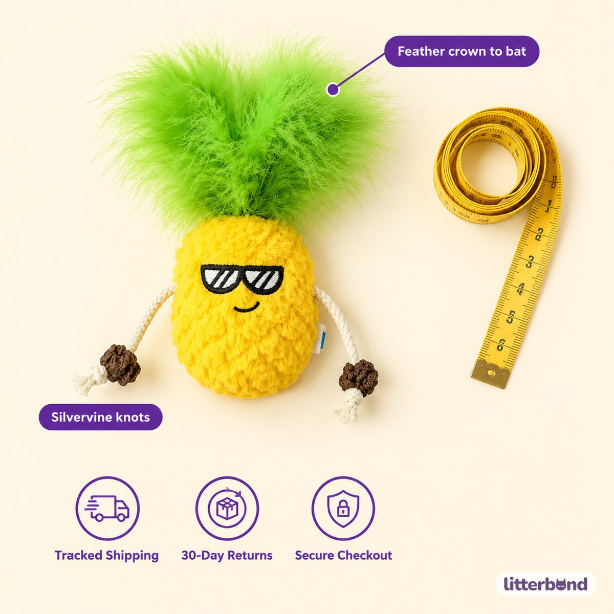 Shades Pineapple Pal - size and details