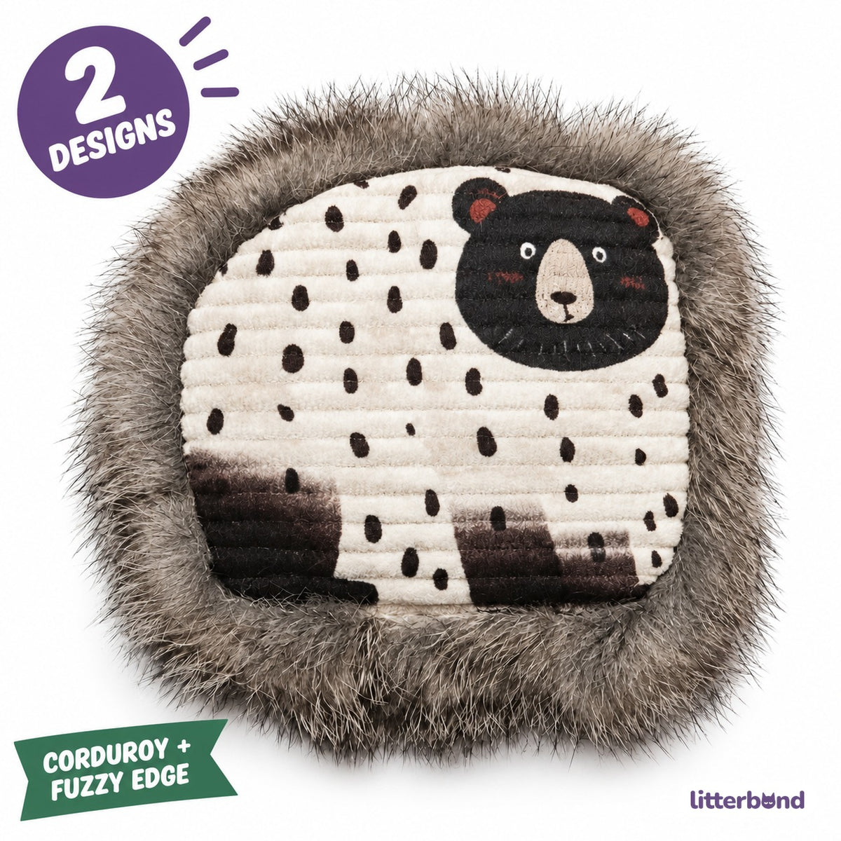 Bear & Lamb Corduroy Pillows