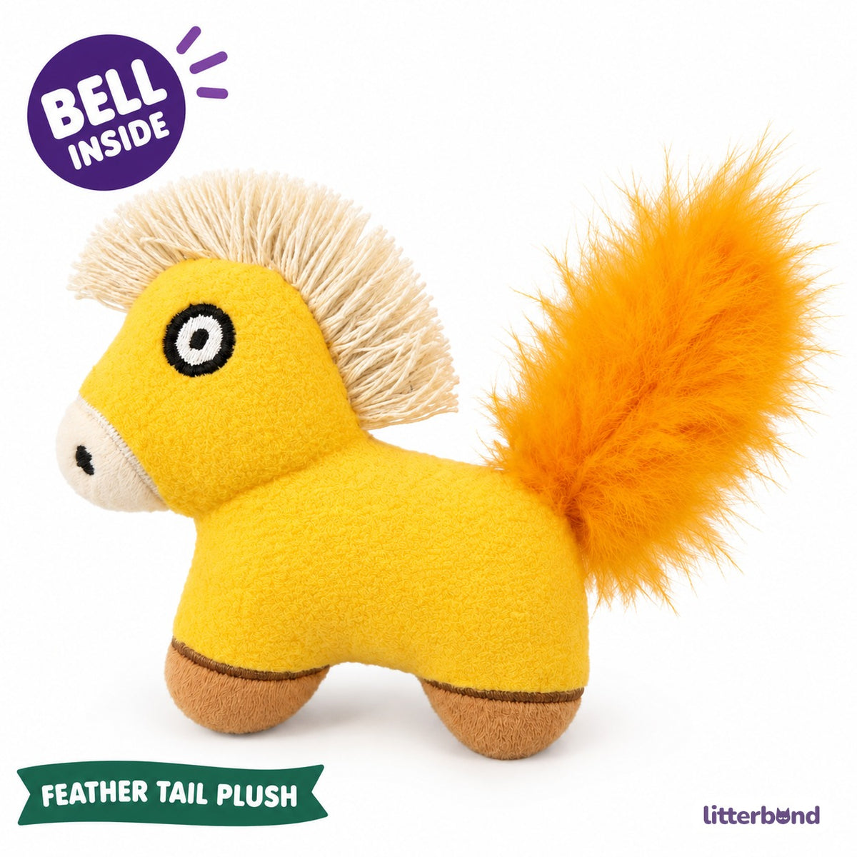 Tassel-Mane Fleece Pony