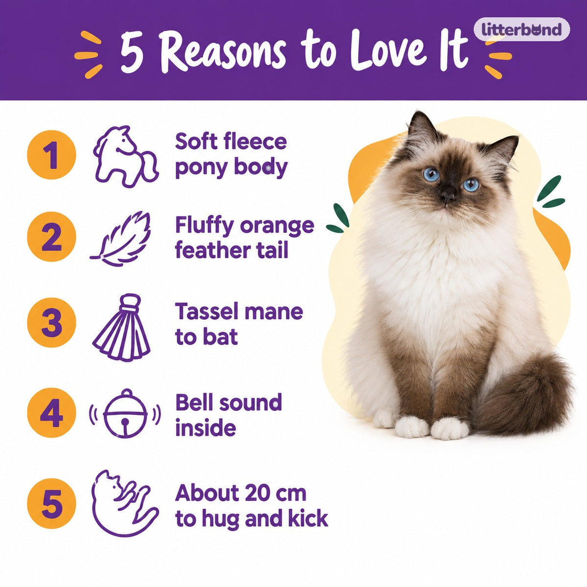 Tassel-Mane Fleece Pony - 5 reasons to love it