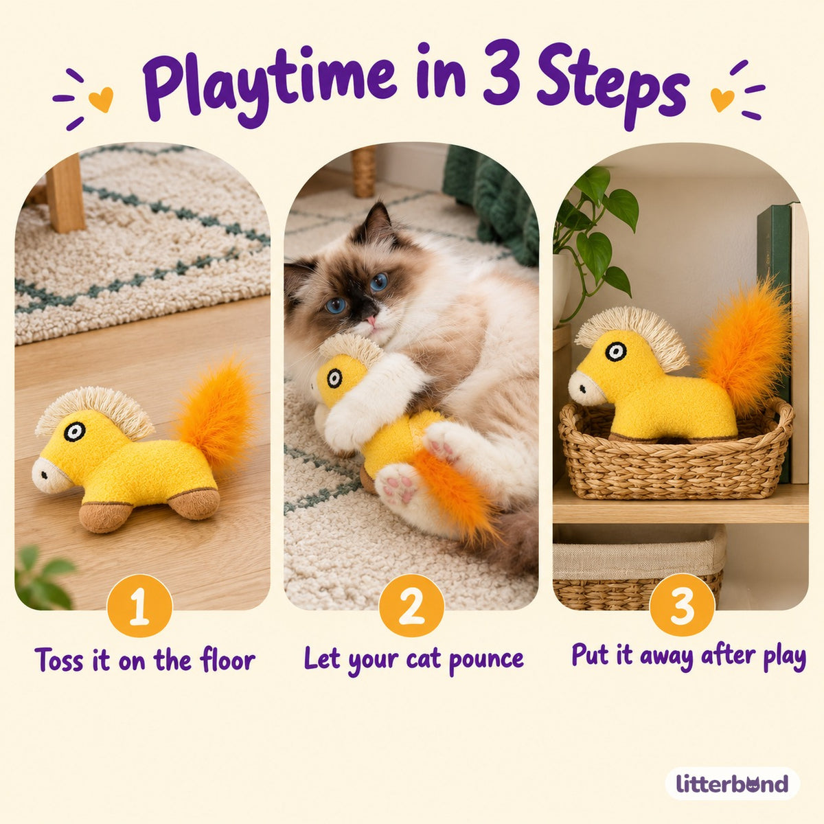 Tassel-Mane Fleece Pony - how to play