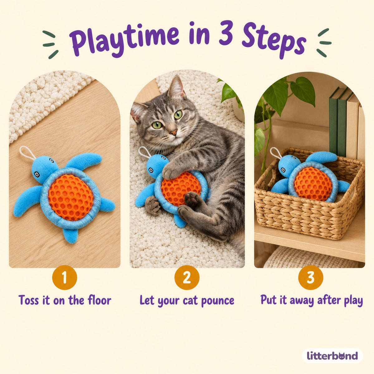 Sparkle Shell Sea Turtle - how to play