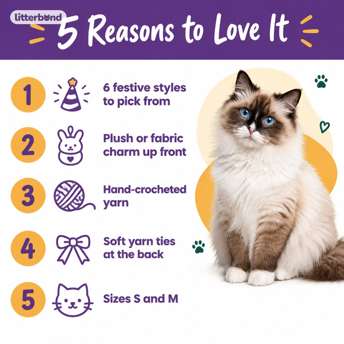 Christmas Crochet Charm Collar - 5 reasons to love it