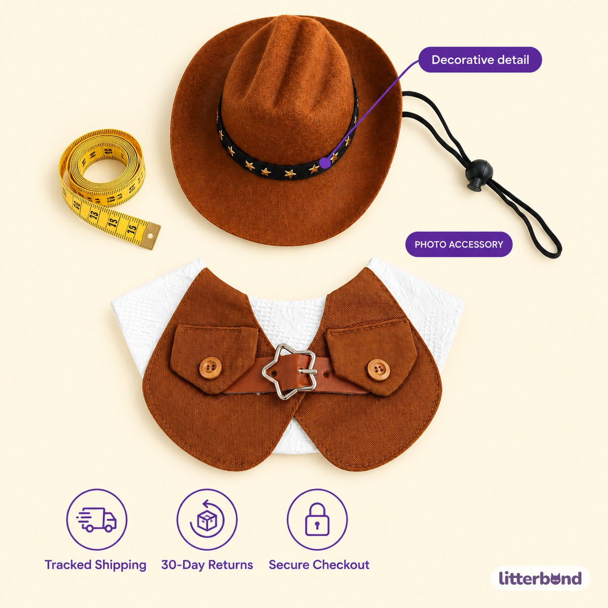 Western Hat & Collar Options - size and details