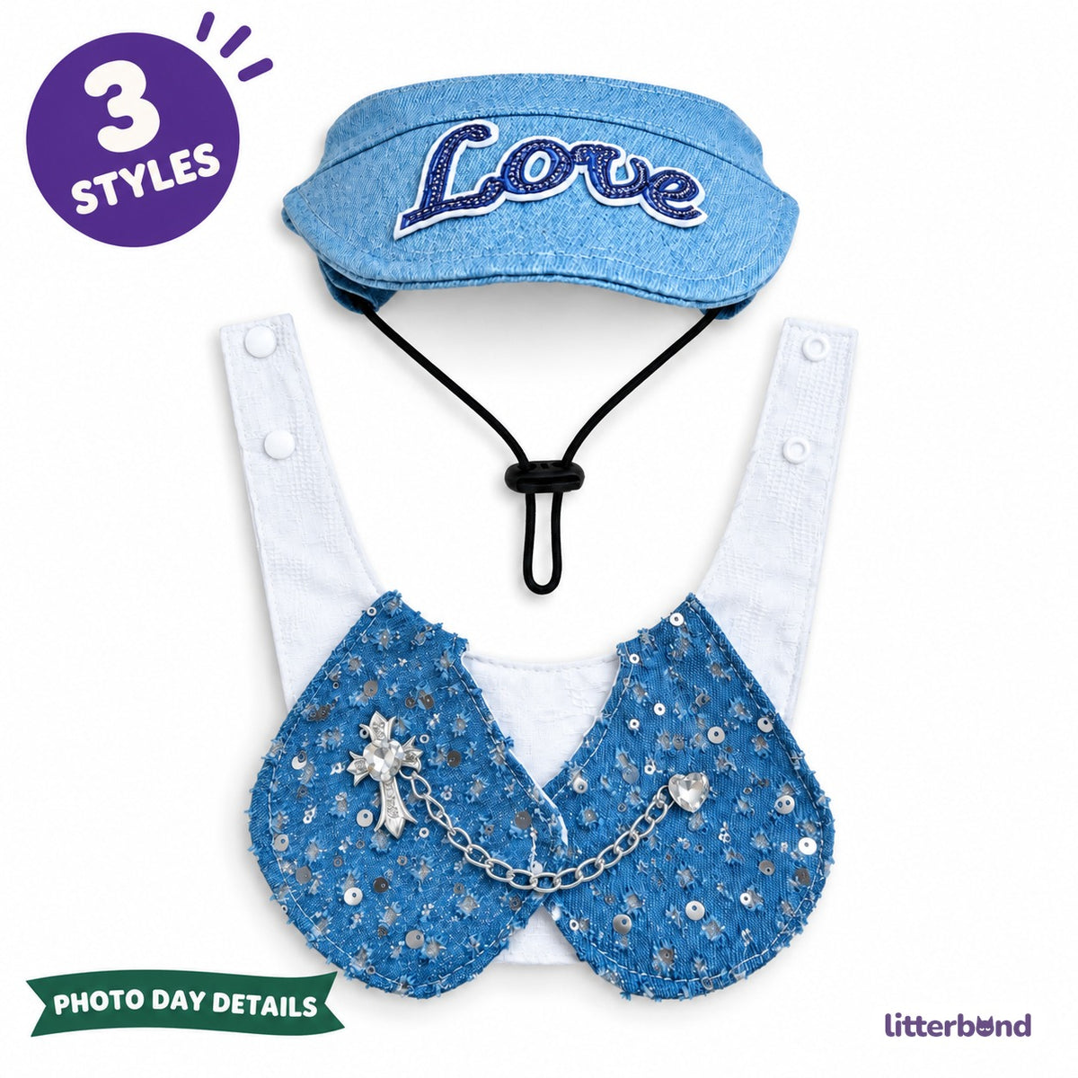 Denim Visor & Bib Options