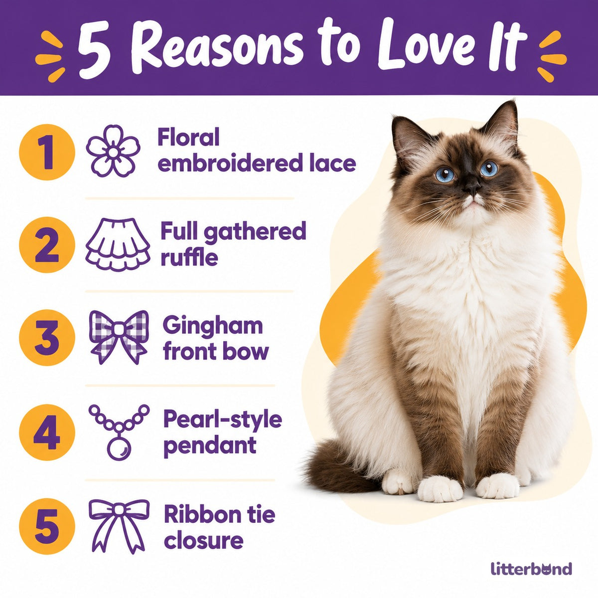 Gingham Bow Lace Collar - 5 reasons to love it