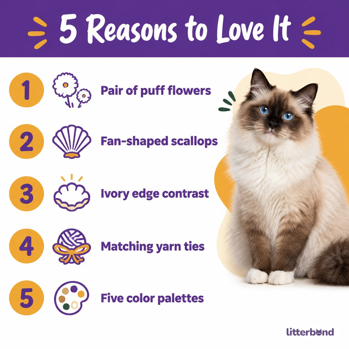 Daisy Pair Scalloped Crochet Collar - 5 reasons to love it