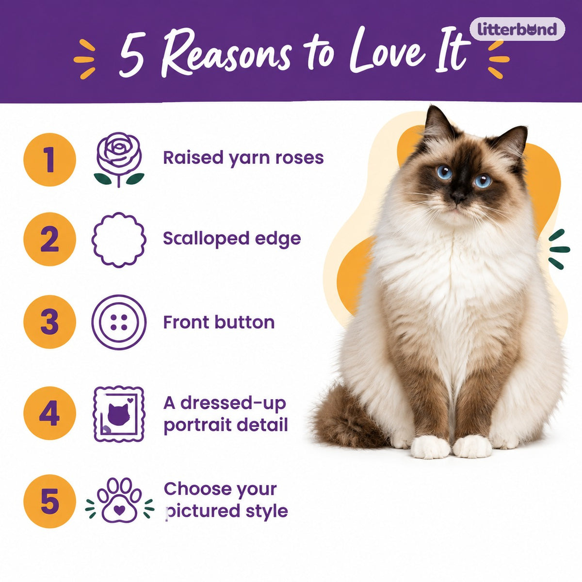 Rose Button Crochet Collar - 5 reasons to love it