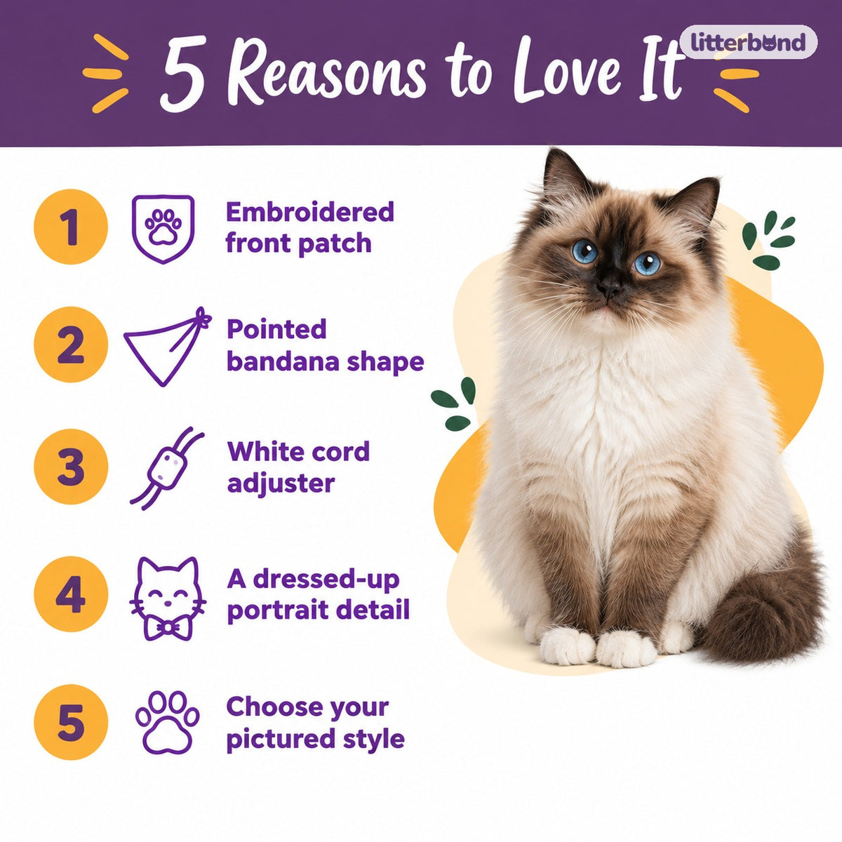 Playful Patch Triangle Bandana - 5 reasons to love it
