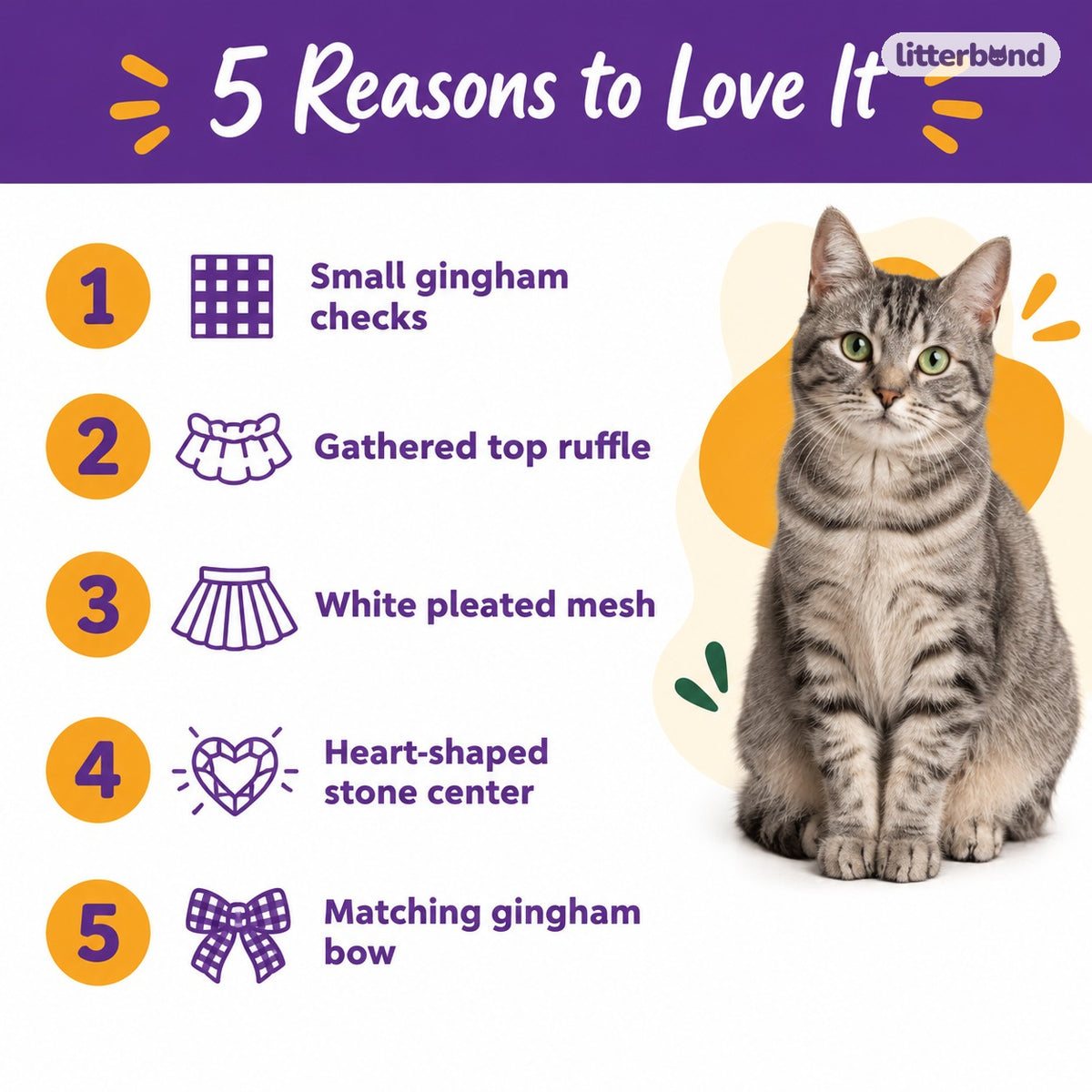 Gingham Heart Bow Ruffle - 5 reasons to love it