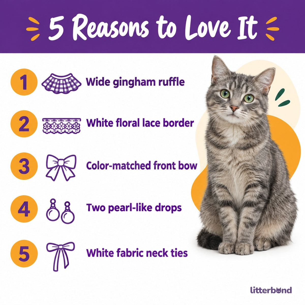 Gingham Pearl Drop Bow Ruffle - 5 reasons to love it