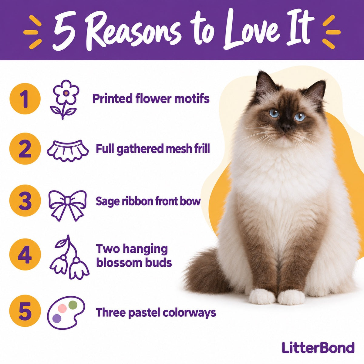 Floral Tulle Blossom Collar - 5 reasons to love it